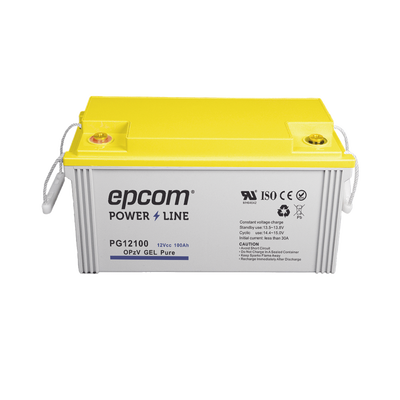 Batería solar de GEL PURO OPzV de 12V 100Ah, ideal para sistemas de tamaño mediano