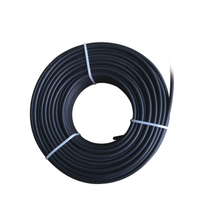 Rollo de cable fotovoltaico negro de 6mm² para instalaciones solares