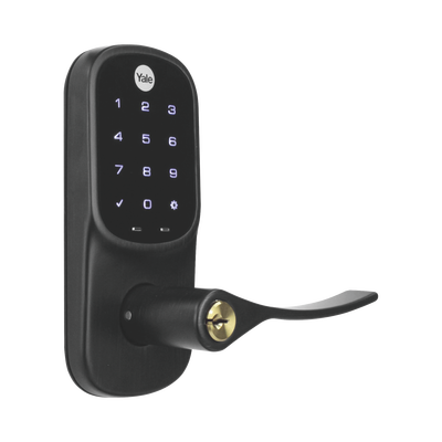 Cerradura eléctrica con teclado numérico para control de accesos