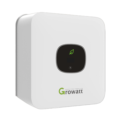 Inversor Growatt de 3.3 kW para interconexión a CFE, ideal para sistemas residenciales