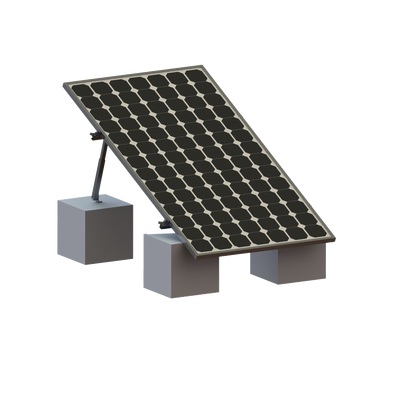 Riel de montaje para panel solar de 1400mm modelo VEKTOR8R1M
