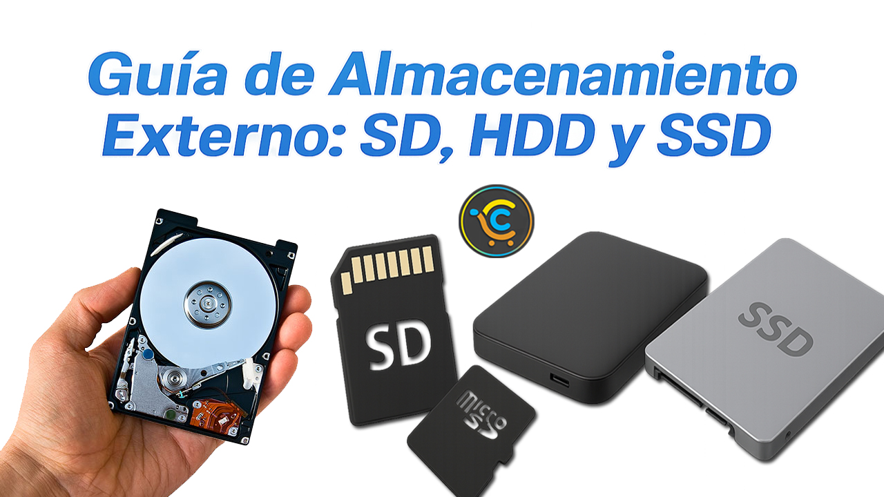 Imagen del artículo: Guía Completa de Almacenamiento Externo: SD, microSD, Discos Duros y SSD