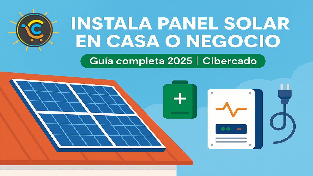 Imagen del artículo: Guía 2025: ¿Qué Necesitas para Instalar un Sistema de Paneles Solares en Casa o Negocio?