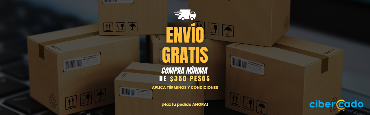 Envíos gratis en compras mínimas de $350.00
